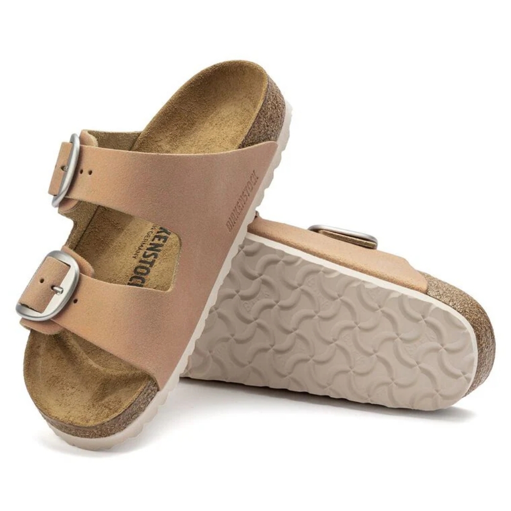Birkenstock Arizona Big Buckle Leather Washed Metallic Copper Size 39 - Picture 3 of 12